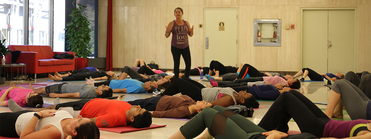 Employee wellness at alexis nihon complex: a yoga-centred lunch break